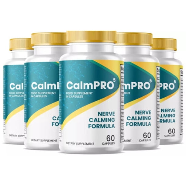 CalmPro 5 - Suplemento calmante para los nervios - Envío rápido - 300 ...
