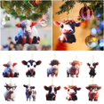 thumbnail image 1 of Cute Cartoon Cow Car Pendant Home Tree Decor Christmas Tree Ornament Decor, 1 of 10