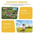 thumbnail image 3 of HLONK Gymnastics Ribbon Set of 2 Kids Dancing Ribbons Accessories Stick Props Child Abs Silk Cloth, 3 of 6
