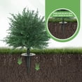 thumbnail image 2 of Waipfaru Set of 2 Artificial Cedar Topiary Tree, 24inch Outdoor Fake Plants with Stakes,UV Resistant Faux Shrubs for Front Porch Planter Backyard Decor, 2 of 9