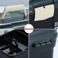 thumbnail image 3 of Kinsorcai 11'' Plastic Storage Box with Removable Tray, Multipurpose Organizer and Storage Case for Art Craft and Cosmetic (Black), 3 of 7