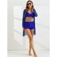 thumbnail image 5 of DARING DIVA Bikini Sets 3 Pieces Adjustable Bathing Suit XXL Royal Blue, 5 of 6