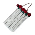 thumbnail image 2 of Bolso de hombro de crochet terminado, regalo de San Valentín para la playa, bolso tejido a mano. Blanco, 2 of 9