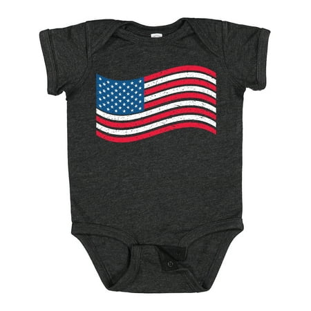 

Inktastic Grunge American Flag Gift Baby Boy or Baby Girl Bodysuit