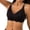 Black, variant on Deep V Petal Bras for Women No Underwire Soft Wireless Bras Comfort Seamless Bralettes with Extender