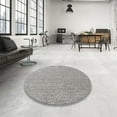 thumbnail image 4 of Ahgly Company Machine Washable Indoor Rectangle Industrial Modern Carbon Gray Area Rugs, 7' x 9', 4 of 7