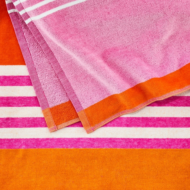 Loon & Lake Beach Towels Set Of 2 – Sand Resistant Waffle Weave & Plush Velour, 30x60 Inches