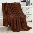 thumbnail image 5 of Polyester Soft Warm Solid Color Blanket Sleep Cover Rug for Home Bedroom Bedding, 5 of 5