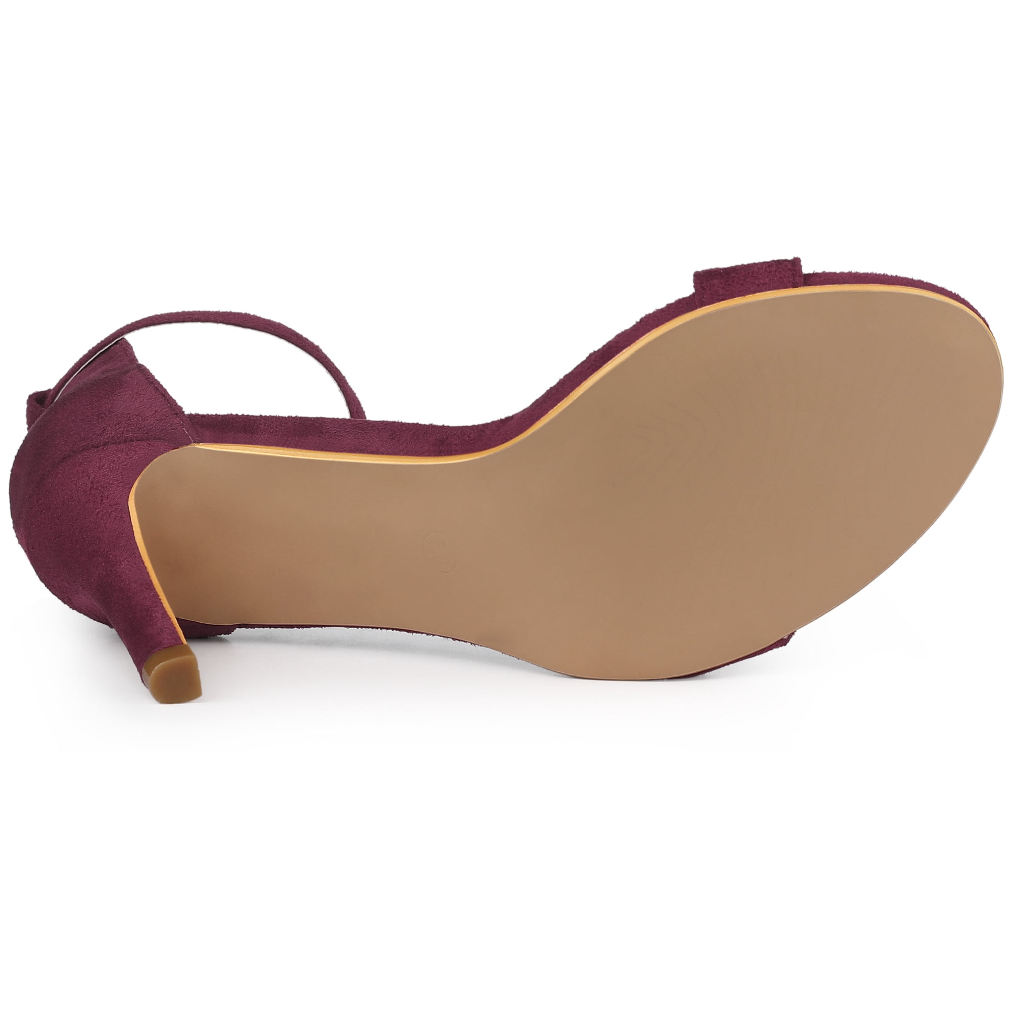 Unique Bargains Women's Ankle Strap Heel Stiletto High Heels Sandals