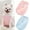 Pink-Blue, variant on 2pcs Small Dog Sweaters with Leash D-Ring Fleece Warm Puppy Sweater Fall Winter Pet Coat Dog Clothes for Small Medium Dogs,Cats (Pink-Green, L(9-13lb))