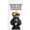 Black Poodle, variant on Long Haired Dachshund Gifts Funny Dog Kitchen Towels, Funny Dog with Fruit Bowl Decorative Hand Dish Towel for Kitchen Home, Gift for Dachshund Dog Owners Lovers Home Decor(16x24Inch)