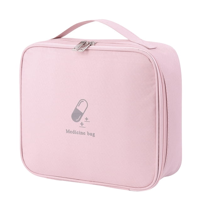MasteelfCA Sac Organisateur de Médicaments Extérieur Sac de Rangement de Médicaments de Voyage Sac d'Aide Poing