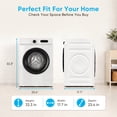 thumbnail image 5 of TABU 2.7 Cu. Ft. Front Load Washer, Full Size Washing Machine with 9 Cycles, Auto Balance, Load Detect, LED Display, 110V, White, 5 of 8