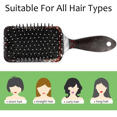 thumbnail image 3 of Qzjjjmy Massage Scalp Hair Brush for Girls Women Christmas Gifts Girls Detangling Curly Hair Brush, 3 of 7