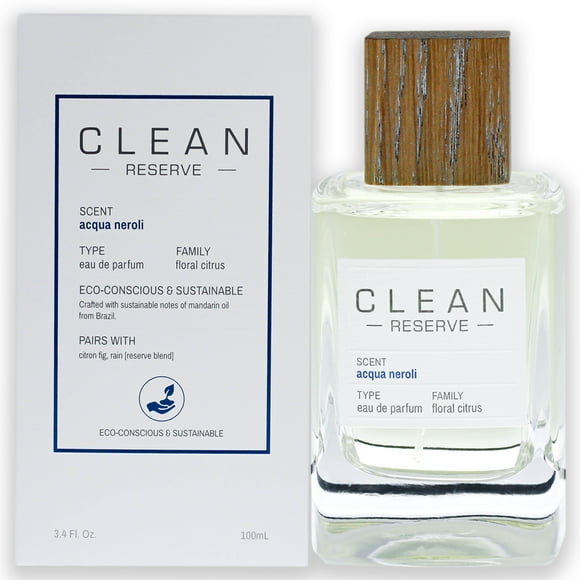 Reserve Acqua Neroli by Clean for Women - 3.4 oz EDP Spray