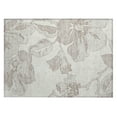 thumbnail image 2 of Addison Rugs Chantille Indoor/Outdoor Transitional Floral Ivory Washable Rectangle Rug, 1'8" x 2'6", 2 of 6