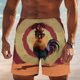 thumbnail image 2 of Pantalones de Cintura Elásticos con Cordón para Hombres, Pantalones de Natación de Playa con Bolsillo Oculto, Pantalones Cortos de Verano Casuales, 2 of 8