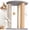 Gray, variant on PETMAKER 19-Inch Cat Scratching Post Tower Scratch Pad - 3 Scratcher Posts and Perch