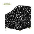 thumbnail image 7 of Renewold Waterproof Patio Chair Covers Dust Rain Snow-Proof High Back Patio Chair Covers Patio Furniture Lawn Chair Protection, 38"W x 38"D x 36"H, Musical Notes Black, 7 of 7