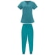 thumbnail image 3 of Conjunto de uniformes médicos para enfermeras, ropa de trabajo, uniformes de trabajo suaves, uniformes de SPA para masajes, SPA, esteticista, salón de Azul m Yinane Batas de enfermería, 3 of 8
