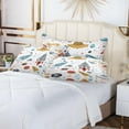 thumbnail image 6 of Coolnut Cartoon Rockets Pillowcase King Size, Super Soft Pillow Shams Covers, Plush Cozy Pillow Cases with Zipper, 20" X 40"（429） Home Decor Gifts, 6 of 6