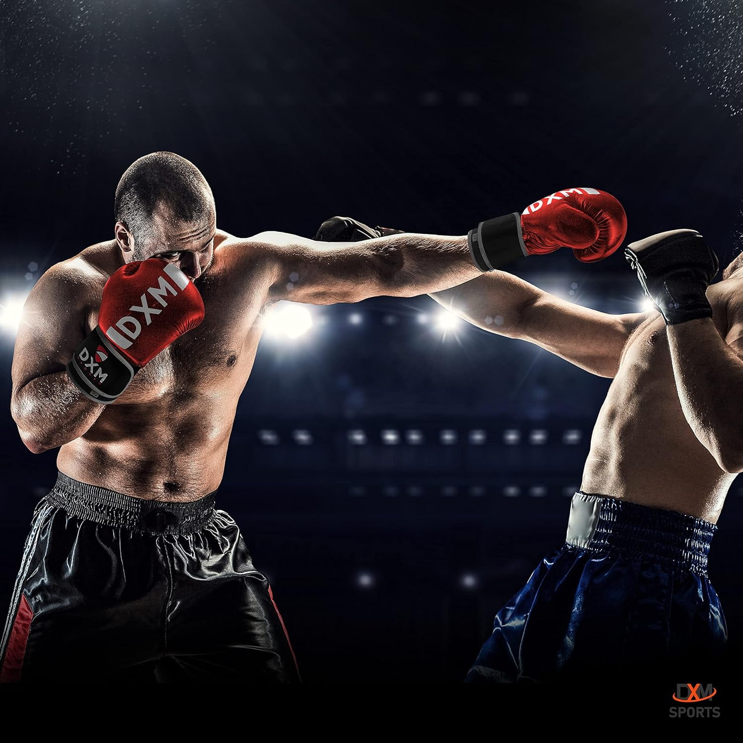 DXM SPORTS Boxing Gloves for Men & Women, Ideal for Heavy Punching Bag Workout Kickboxing, Muay Thai, MMA - 16oz