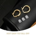thumbnail image 3 of LEORX 40pcs Earring Backs Lifters Transparent PVC for Clip On Earring Support Women, 3 of 7