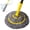 Gray Twist Mop, variant on Self Wringing Mop for Floor Cleaning, Microfiber Floor mop with 57 " Long Handle, Easy Wringing Mops for Kitchen Hardwood Bathroom Garages Home Office