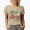 Tan, variant on Happy Go Lucky, Retro St. Patrick's Day Art Merch Gift, White T-Shirt, Small