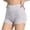 Gray, variant on High Waist Yoga Shorts Solid Pleated Hip-Enhancing Fitness Pants With High Waist For Toning The Buttocks And Doing Pilates Exercises Cycling And Spin Class