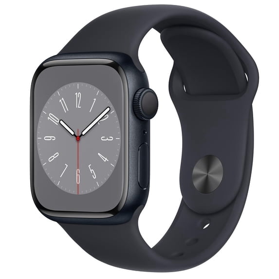 Apple Watch Series 8 41mm GPS Midnight Aluminum Case - Midnight Sport Band