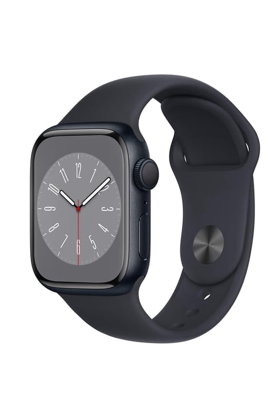 Pre-Owned Apple Watch Series 8 41mm GPS Midnight Aluminum Case - Midnight Sport Band