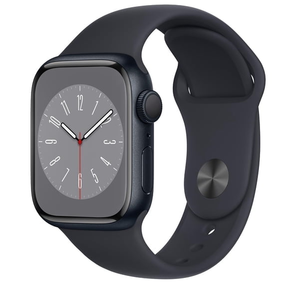 Pre-Owned Apple Watch Series 8 41mm GPS Midnight Aluminum Case - Midnight Sport Band