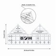 thumbnail image 2 of Regla de EdredóN de Doble Tira de 90 Grados, Reglas Triangulares de AcríLico de 10 Pulgadas, Reglas y Plantillas de Acolchado Antideslizantes, 2 of 5