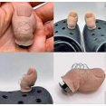 thumbnail image 2 of Billy's Big Toe Crocs Charm with Hair 3D Funny Toe Shoe Charms DIY Personalized Shoe Decoration for Women Men Children, 2 of 5
