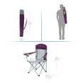 thumbnail image 3 of Ozark Trail Comfort Mesh Chair, Holds up to 225lbs, 600D Polyester, Purple Color, 3 of 6