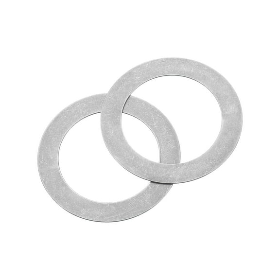 20Pcs 304 Stainless Steel Flat Washers, M28x40x0.1mm Ultra Thin Flat Spacers
