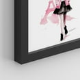 thumbnail image 5 of PixonSign Framed Wall Art Fashion Sketch Paris France Eiffel Tower Perfume Posters, Set of 4 Pink Preppy Room Digital Art Minimalism Modern Canvas Prints for Home Decor - 11"x14" Black, 5 of 5