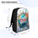 thumbnail image 4 of Balery Travel Around The World Mochila - Mochila Estilosa y Duradera para Laptop de 15 Pulgadas con Tela Oxford Impermeable, 4 of 8