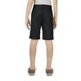 thumbnail image 2 of Dickies Boy's Flex Slim Fit Ultimate Wrinkle Resistant Khaki Shorts Dark Navy 16, 2 of 2