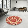 thumbnail image 3 of Ahgly Company Indoor Square Patterned SandyBrown Area Rugs, 5' Square, 3 of 6