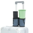 thumbnail image 1 of Tignapoo Travel Cup Holder for Luggage - Portable Beverage Sleeve with Multi-Function Storage, Detachable Design for Drinks, Available in Blue, Gray, Black, Red, 1 of 6