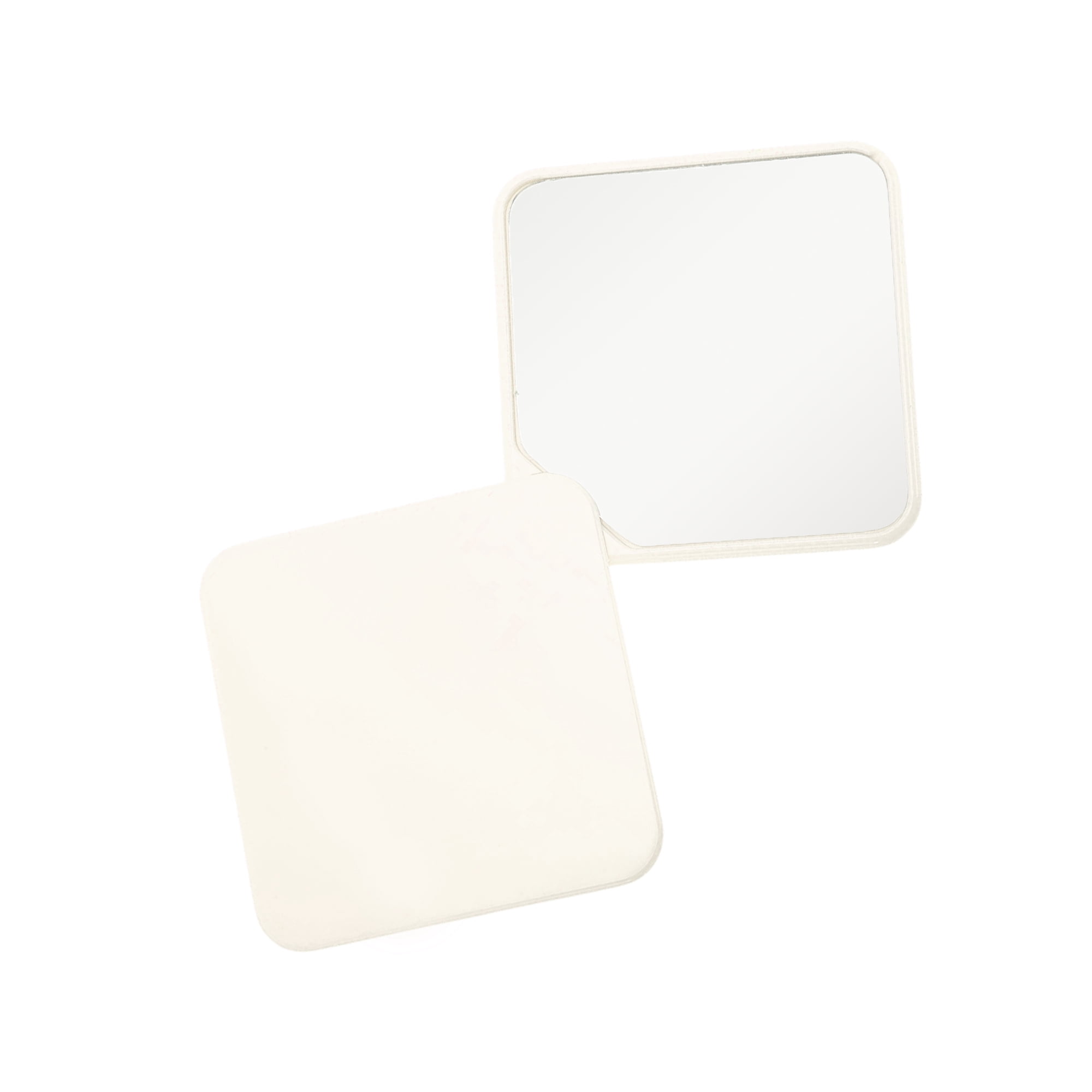 Unique Bargains Rotating Makeup Mirror 1 Pc White