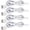 4-20Ft-White, variant on Lighting Cable 4-pack 15Ft-White UL Approved With E26 E27 Socket