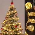 thumbnail image 6 of KYAIGUO Christmas Ribbon Decor Pretty Printed Grosgrain LED Strip Light for DIY Handmade Festival Home Party Birthday Christmas Decorations Gift Packing, 6 of 6