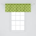 thumbnail image 2 of Ambesonne Geometric Window Valance, Arful Image of Squircles, 42" x 18", Olive Green, 2 of 3