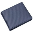 thumbnail image 1 of Carbon Fiber Pattern PU Leather Bifold Short Wallet for Fiber Pattern PU Leather Men Small Wallets Thin Slim Card Purse Money Bags, 1 of 9