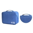 thumbnail image 6 of Raindrops Travel Cable Organiser Data Cable Storage Bag Scratch Resistance Sky-blue 1Set, 6 of 8