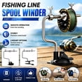 thumbnail image 3 of Fishing Line Spooler, Portable Spooling Station with Anti-Twist Design for Spinning and Baitcasting Reels, Adjustable Line Winder for Multiple Spool Sizes, Compact Fishing Gear and Tackle Accessories, 3 of 7