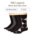 thumbnail image 3 of Men's Socks, Dress Socks, Classic Dress Socks Black (5 Pack), 3 of 8